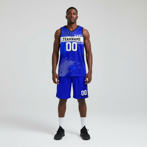 Ensemble d'uniformes de basket-ball personnalisés pour les équipes professionnelles |   Shorts en jersey 100% polyester respirant et à séchage rapide, service OEM ODM - Product Image 1