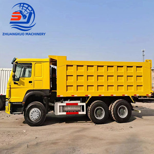 Camión volquete Howo usado Camión volquete Howo 6x4 336 371 10 40ton Volquete de ruedas Camión volquete usado a la venta con precio bajo - Product Image 4