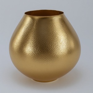 Maceta de oro antiguo de latón hecho a mano con patrón grabado, perfecta para elegantes esquinas de jardín y estilo interior Premium - Product Image 4