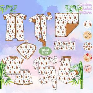 Tùy Chỉnh Bé Đồ Ngủ Tre Sơ Sinh Trang Phục Quà Tặng Cho Mẹ Mới Bé Tắm Quà Tặng Bé Romper Zippy Jumpsuit Chơi Quần Áo Cho Bé Trai Cô Gái - Product Image 1