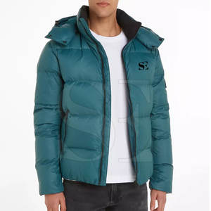 Chaqueta de Plumón Casual Premium para Hombre, Chaqueta de Invierno Impermeable con Capucha y Cierre de Cremallera Ajustable - Product Image 2