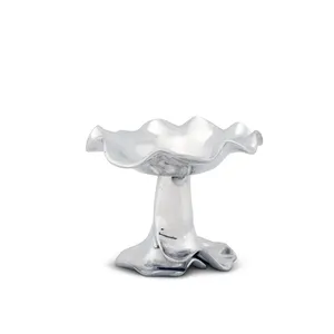 Elegante Tazón de Cerámica de Diseño, Lujoso, Artesanal, Tendencia Mundial, Decoración de Interiores, Base Segura, Plateado Zahid, Ecológico, Estilo Americano - Product Image 1