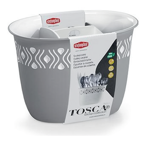 Égouttoir à couverts 19,5x13,5x14cm TOSCA Gris 55702 - Product Image 2