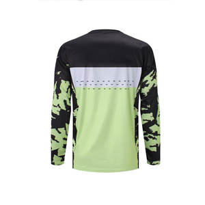 2025 suministro directo de fábrica personalizado sublimación impresa MTB Jersey recién llegado tela de malla MTB Jersey en cantidad a granel - Product Image 2