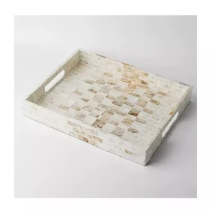 Plateau de Ramadan Eid, incrustation de nacre de haute qualité, brûleur d'encens adapté aux cadeaux du Ramadan Eid - Product Image 4