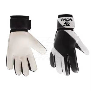 High Performance Breathable Leather Football <b>Goalkeeper</b> <b>Gloves</b> for Men Quick Drying Lightweight Comfortable Training Hook Loop - Product Image 2
