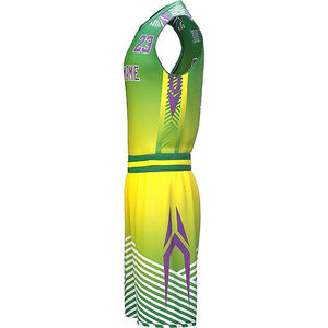 Vente en gros uniforme de basket-ball unisexe personnalisé uniforme respirant à séchage rapide uniforme de basket-ball d'entraînement de jeu en tissu maillé - Product Image 4