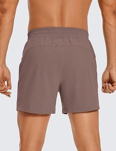 กางเกงขาสั้นสไตล์สตรีทแวร์สำหรับผู้ชายกางเกงขาสั้นผ้าทอแบบถักใส่สบายพร้อมกางเกงขาสั้นย้อมสีล้วนสำหรับใส่เล่นกีฬาและนอกสถานที่ - Product Image 5