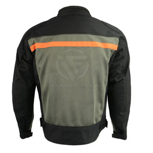 แจ็กเก็ตหนังสำหรับแข่งรถมอเตอร์ไซด์ของผู้ชายแจ็กเก็ตหนังขี่มอเตอร์ไซด์โลโก้ตามสั่ง - Product Image 5