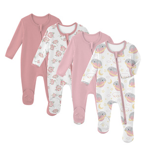 Tutina per Neonati 100% Cotone, Set di <span class=keywords><strong>Abbigliamento</strong></span> per Bambine con Logo Personalizzabile - Product Image 1