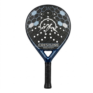 Power <b>Control</b> Carbon Fiber Padel Racket for Competitive Play Soft Core Padel Racket with Anti Shock and Comfort <b>Grip</b> - Product Image 5