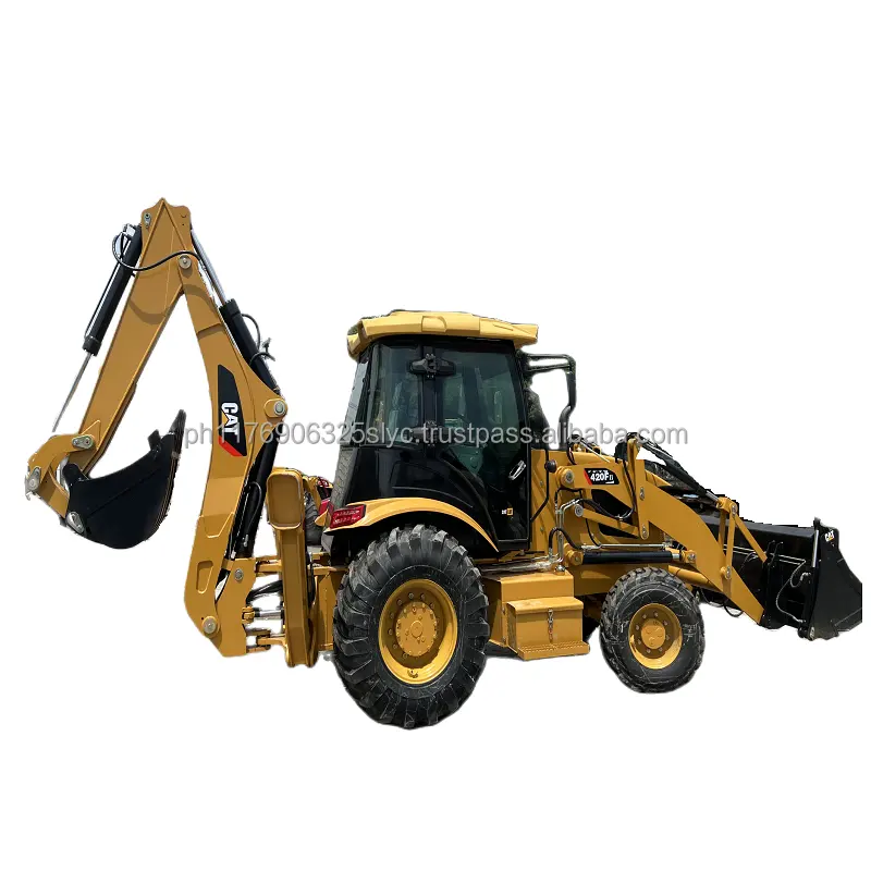 Hoa Kỳ thực hiện ban đầu Sâu Bướm 420f2 backhoe loader và Digger, 420f2 tlb loader 4*4 retroescavador với cánh tay dài