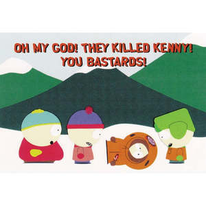 Tarjeta postal de papel de South Park - Product Image 1
