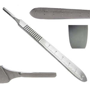 Meilleur prix manche de scalpel chirurgical en acier certifié CE ISO13485 Instruments chirurgicaux réutilisables disponibles prix de gros chaud - Product Image 6