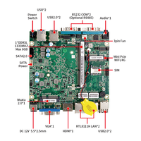 Mini Ordenador Industrial a Precio de Fábrica, Intel N2840, Win7/10, Linux, Doble Red, Sin Ventilador, Opcional con Wifi/4G, con VGA+HDMI