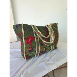 กระเป๋าผ้ากำมะหยี่แบบลำลองพิมพ์ลายสัตว์สองสายสไตล์โบฮีเมียนอินเดีย - Product Image 3