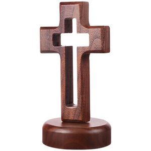 Croix en bois traditionnelle pour l'église |   Artisanat de qualité |   Offres de vente en gros - Product Image 1