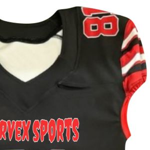 Uniforme de football américain sur mesure en polyester 100%, respirant, léger, uniforme de football américain pour hommes, nouveau design - Product Image 4