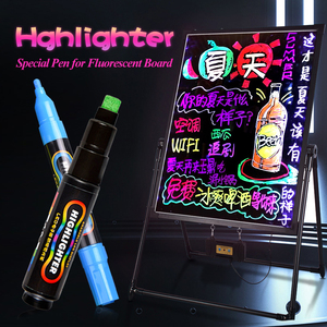 Baoke-rotulador <span class=keywords><strong>de</strong></span> <span class=keywords><strong>tiza</strong></span> LED fluorescente <span class=keywords><strong>de</strong></span> neón, marcador borrable <span class=keywords><strong>de</strong></span> 10mm, 4mm, 7 colores, suministros <span class=keywords><strong>de</strong></span> arte <span class=keywords><strong>para</strong></span> pintura, MP4901 - Product Image 5