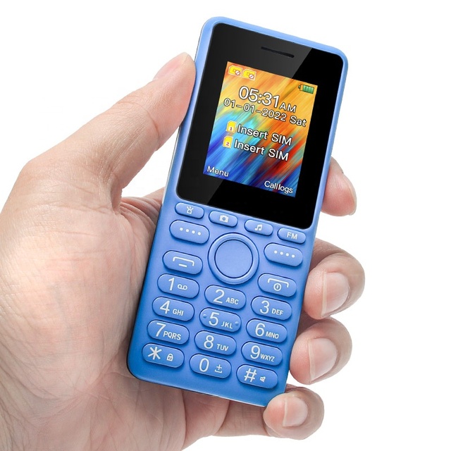 1.8 Inch Screen T107 Processor Dual SIM Card Key Pad Mobile Phones UNIWA FD004 Button OEM 4g Feature Phone