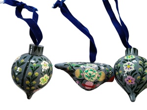 Adornos de árbol y Bola de Navidad de 8 cm de estilo antiguo, sublimación en blanco de 3 pulgadas, artesanías de Navidad hechas a mano, pedido de 100 Uds. - Product Image 2