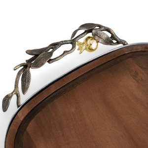 Planche à pain en bois de grenade Élégante planche à découper et de service inspirée de la nature pour le pain, les apéritifs et la décoration de cuisine - Product Image 3