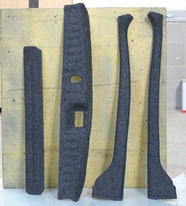 Kit de paneles de plástico ABS para el interior del VKM PLASTIK FABRIC TRANSPORTER L1H1, modelo de puerta corredera con bolsillo, molduras termoformadas al vacío, el más vendido - Product Image 4