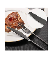 Argenterie Set de couverts Fête de mariage Cuillère Fourchette Couteau en acier miroir Set de couverts de table Cuisine domestique Utilisation sur table