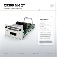C9300-NM-2Y= Module réseau Cisco Switch Catalyst 9300 2 ports 25G SFP28, bande passante d'aggregation 50G, neuf, original, scellé