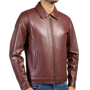 Otoño Invierno chaqueta de cuero de moda para hombre Casual bordado suelto mejor precio moda personalizada de Pakistán - Product Image 6