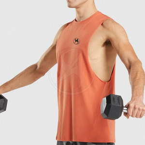 Quick Dry Plus Size Breathable Comfortable <b>Men</b> <b>Singlet</b> 100% Cotton Gym Athletic Vests Training <b>Singlets</b> - Product Image 2