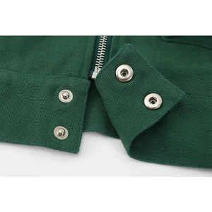 Vestes pour hommes, vestes homme, veste pour homme, fabricant, veste vintage en toile sur mesure, veste premium, couleur verte - Product Image 4