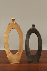 Florero de Metal moderno y clásico, decoración del Hogar Nueva y de tendencia para dormitorio de boda, sala de estar para uso en Mesa - Product Image 3