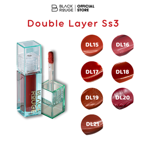 Korean Vintage DL18 Brillo de labios en Ruby Black Rouge con terciopelo de doble capa Precio al por mayor - Product Image 2