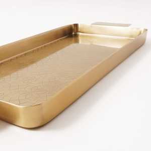 High Quality Metal Serving <b>Tray</b> Silver Polished Serving <b>Tray</b> For Home Hotel Restaurant Usage Food & <b>Drinks</b> Serveware <b>Tray</b> - Product Image 4