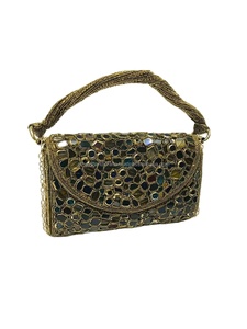 Bolso de mano étnico de diseñador de noche nupcial para mujer por Artesanías de lujo a precio al por mayor - Product Image 3