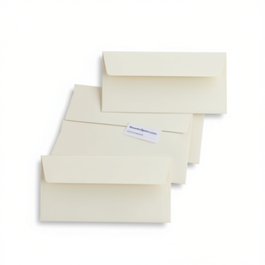 Enveloppes en papier C6/C5 couleur crème 100g/m², paquet de 400 pièces - Product Image 2