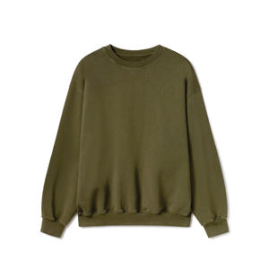 Pull-over pour hommes, sweat-shirts basiques, coton mélangé, best-seller, nouvelle arrivée, logo personnalisé en usine, couleur unie, 100% coton molleton - Product Image 1