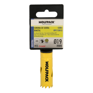 Corona per sega bimetallica O/ 19 mm. - Product Image 1