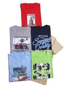 Top vente meilleure qualité grande taille hommes cou 100% coton T-shirt régulier été porter à manches courtes décontracté pour hommes Bangladesh - Product Image 4