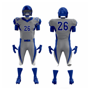 Nuevo Diseño de Uniforme de Fútbol Americano, Personalizable con Nombre y Número, Transpirable, de Secado Rápido, Conjunto Deportivo Corto, Fabricante OEM - Product Image 4