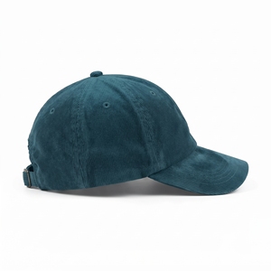 Casquette de baseball en velours côtelé brodée, vente en gros, logo personnalisé, haute qualité, OEM ODM, faible MOQ, unisexe, 6 panneaux, réglable, style décontracté - Product Image 4