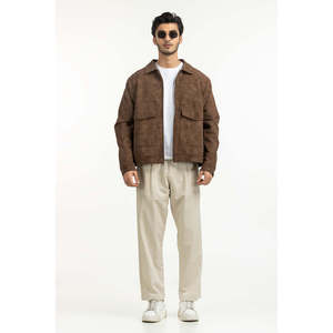 Chaqueta Casual Reversible con Cuello Alto y Cremallera, Acolchada e Impermeable, para Otoño/Primavera, Modelo MN-JKT-WS25-104, Corte Regular - Product Image 6