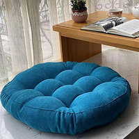 Marque haut de gamme 100% coton de haute qualité meilleur prix fait coussin de sol de couleur unie pour siège de lit de sol à la maison Durable confortable