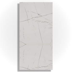 MGS 4801 BIANCO MARBLE LIGHT HPL Diseño de cocina elegante con acabado de superficie de piedra decorativa Características Diseño de cocina elegante - Product Image 1