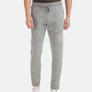 Pantalones de hombre OEM lavados para uso diario pantalones de mezcla de algodón con cintura media elástica patrón recto de ajuste relajado - Product Image 1