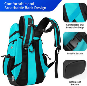 Bolsa Deportiva de Baloncesto, Mochila de Entrenamiento de Fútbol, Bolsa Deportiva de Viaje de Gran Capacidad, Bolsa de Baloncesto Usada con Compartimento para Zapatos - Product Image 4