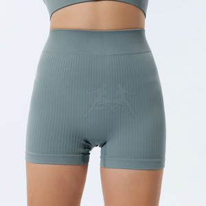 Shorts de yoga de levage de hanche de marque privée Shorts de yoga de levage de hanche de quantité minimale de commande basse dernière conception Shorts de yoga de levage de hanche de Offre Spéciale - Product Image 1