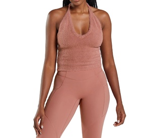 Women's Coral Long Sleeve Rash Guard Crop Top Anti-UV <b>Swim</b> <b>Shirt</b> with Logo Front Print - Product Image 5
