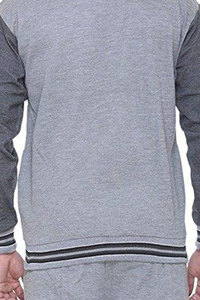 Chándal de hombre de talla grande de 100% algodón de la mejor calidad, ropa deportiva de gimnasio, chándal de hombre de gran tamaño con estampado de logotipo personalizable OEM - Product Image 6